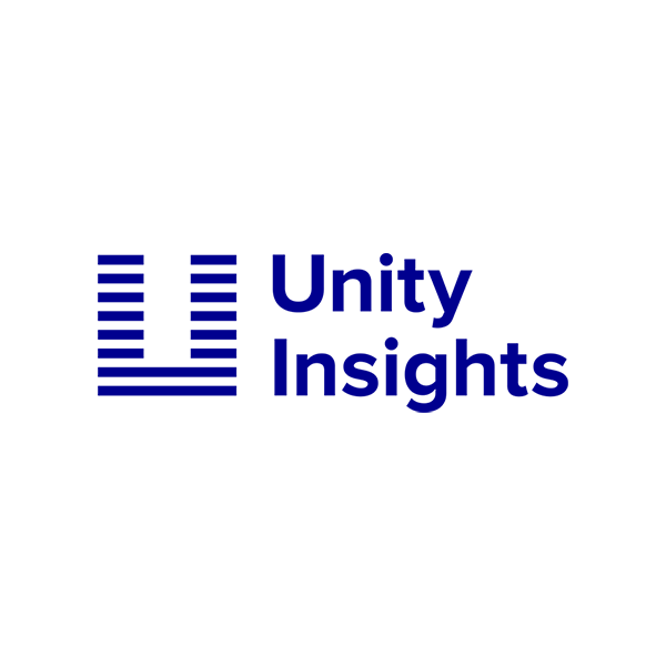 Unity Insights logo in blue
