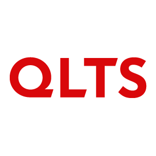 QLTS logo in the brand's red colour