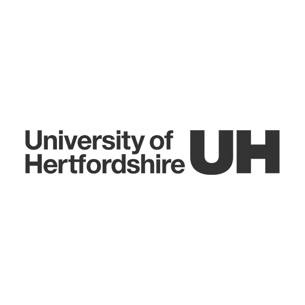 University of Hertfordshire logo in grey