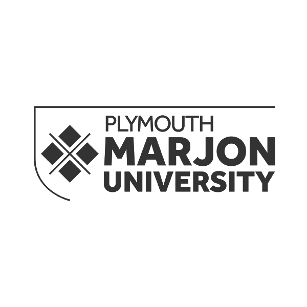 Plymouth Marjon University logo (grey)