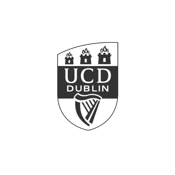 University College Dublin crest (grey)