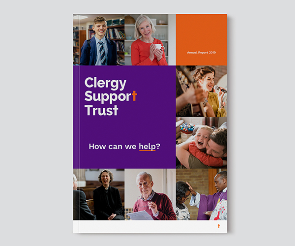 Clergy Support Trust branded annual report