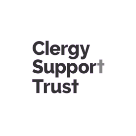Clergy Support Trust logo in grey