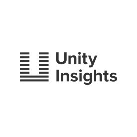 Unity Insights logo in grey