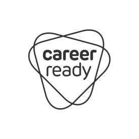 Career Ready charity logo designed by IE Brand (grey)