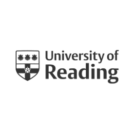 University of Reading logo and crest (grey) 