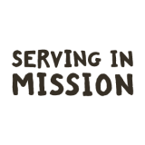 Serving in Mission logo by IE Brand
