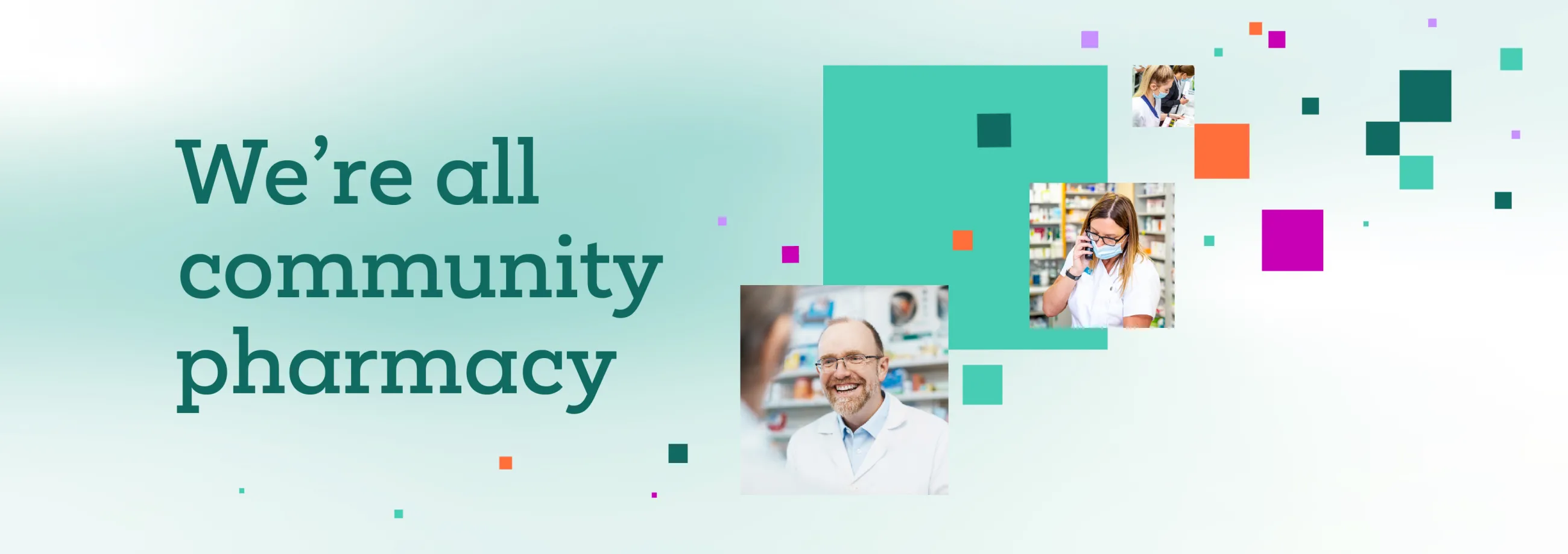 Community Pharmacy England brand assets and photography