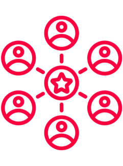 Icon representing internal engagement